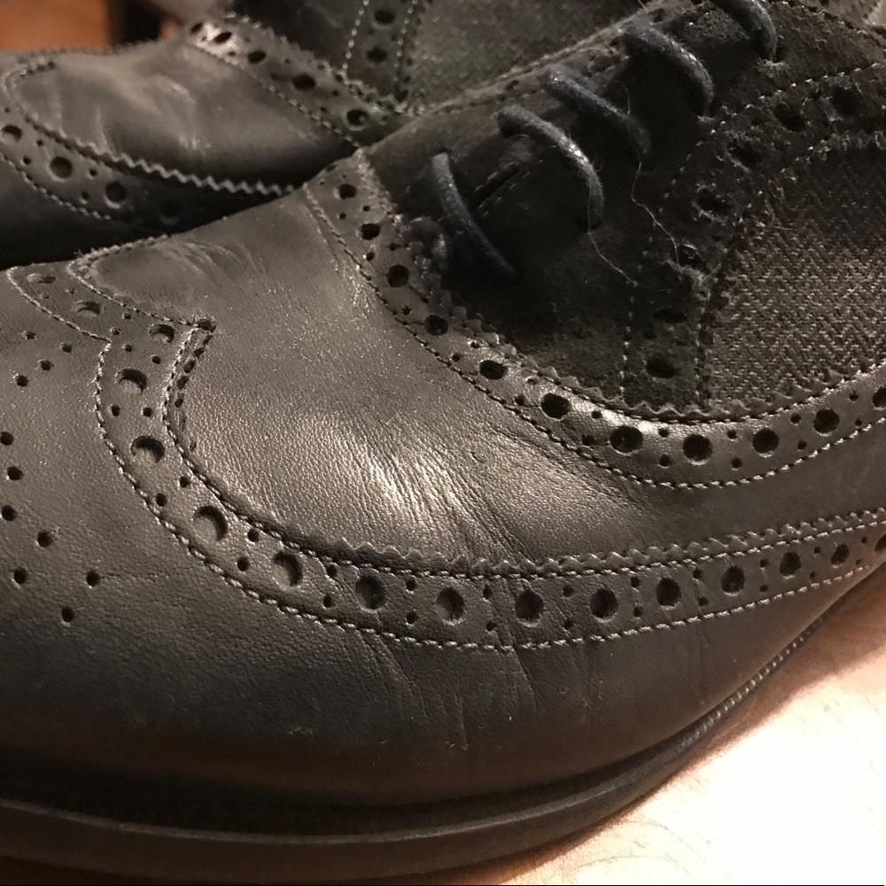 ZARA Dark Blue Men’s Brogues Shoes